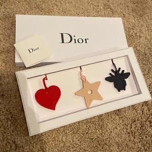 NIB Dior Leather Purse Charms